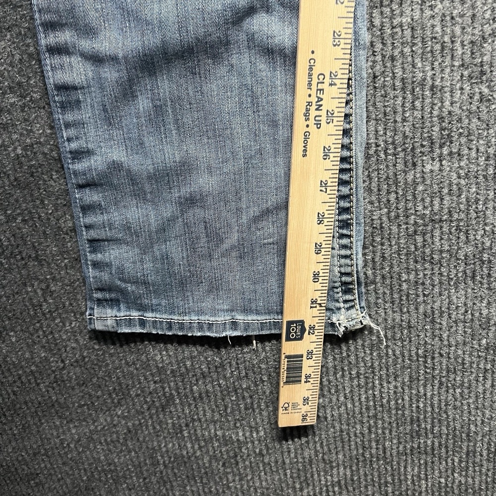 Ariat Women's 31R R.E.A.L. Mid Rise Stretch Whipstitch Boot Cut Jeans Blue Denim - Picture 3 of 7